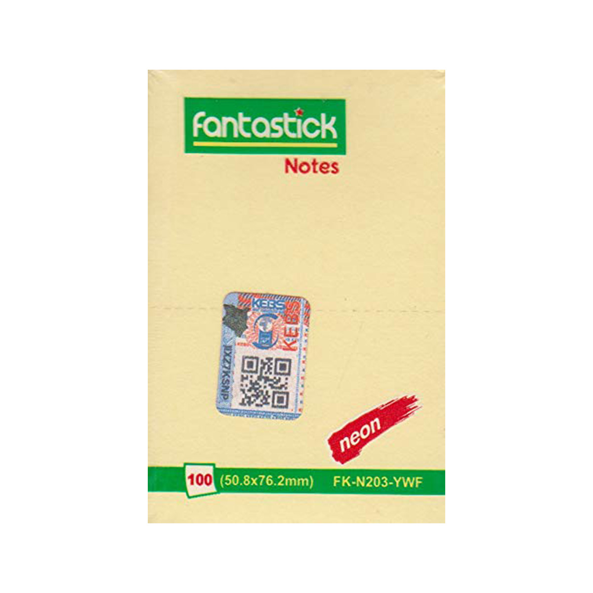 Fantastick Sticky Notes 2x3 Inch