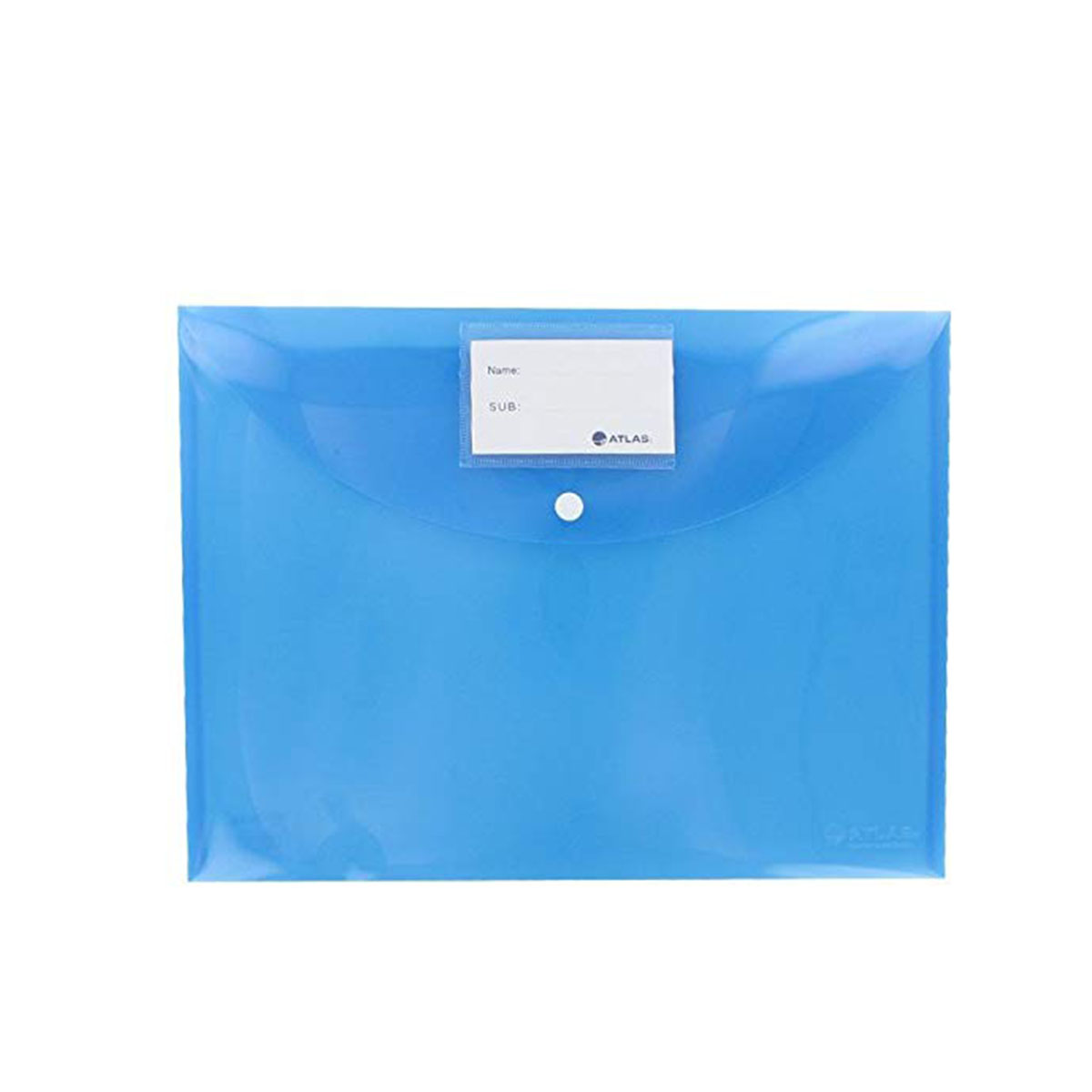 Document Bag with Card & Button Beige Free Size