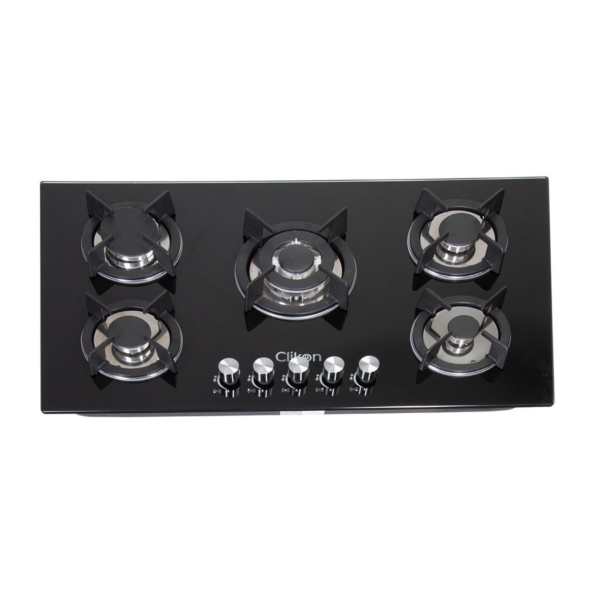 Clikon Glass Gas Hob 5 Burner