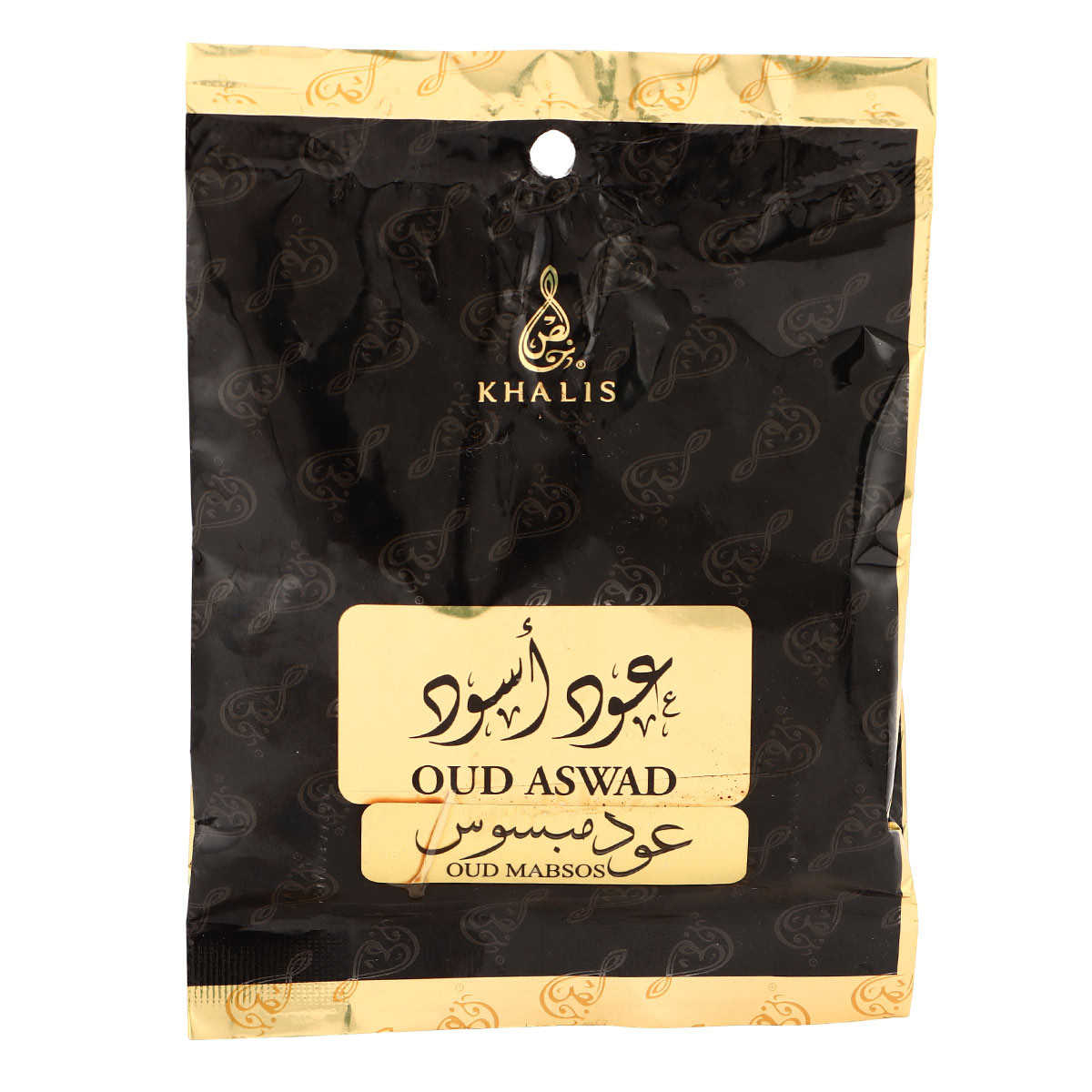 Khalis Oud Aswad Mabsoos 50g