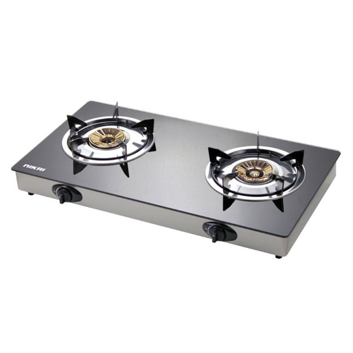 Nikai Gas Table Glass 2 Burner