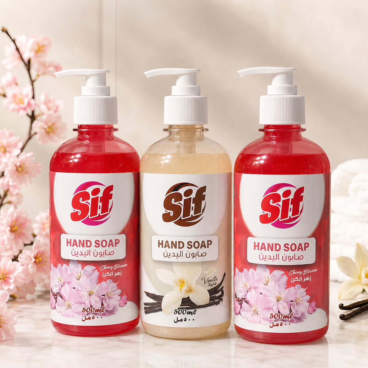 Sif Handwash 500ml 3 Pack