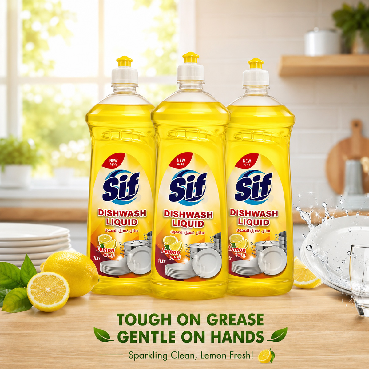 Sif Dishwash 3x1L
