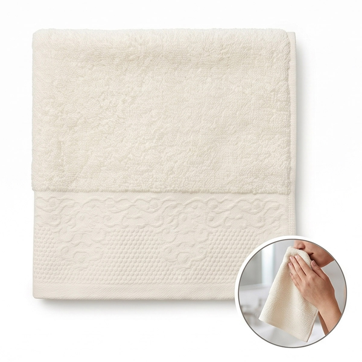 Face Towel 50x100cm White