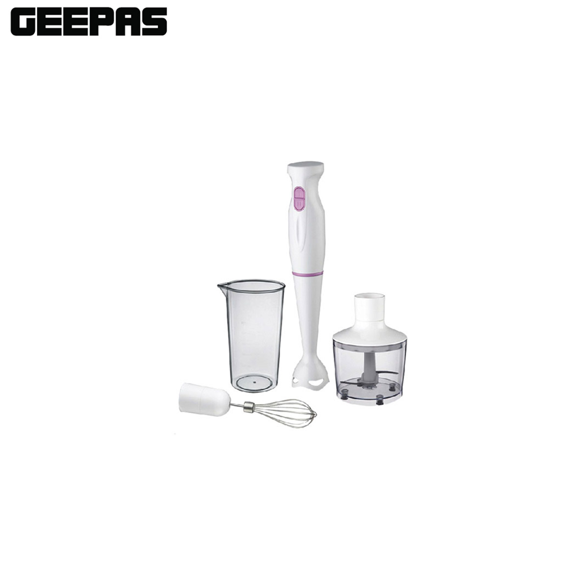 Geepas Multi Hand Blender 4-in-1