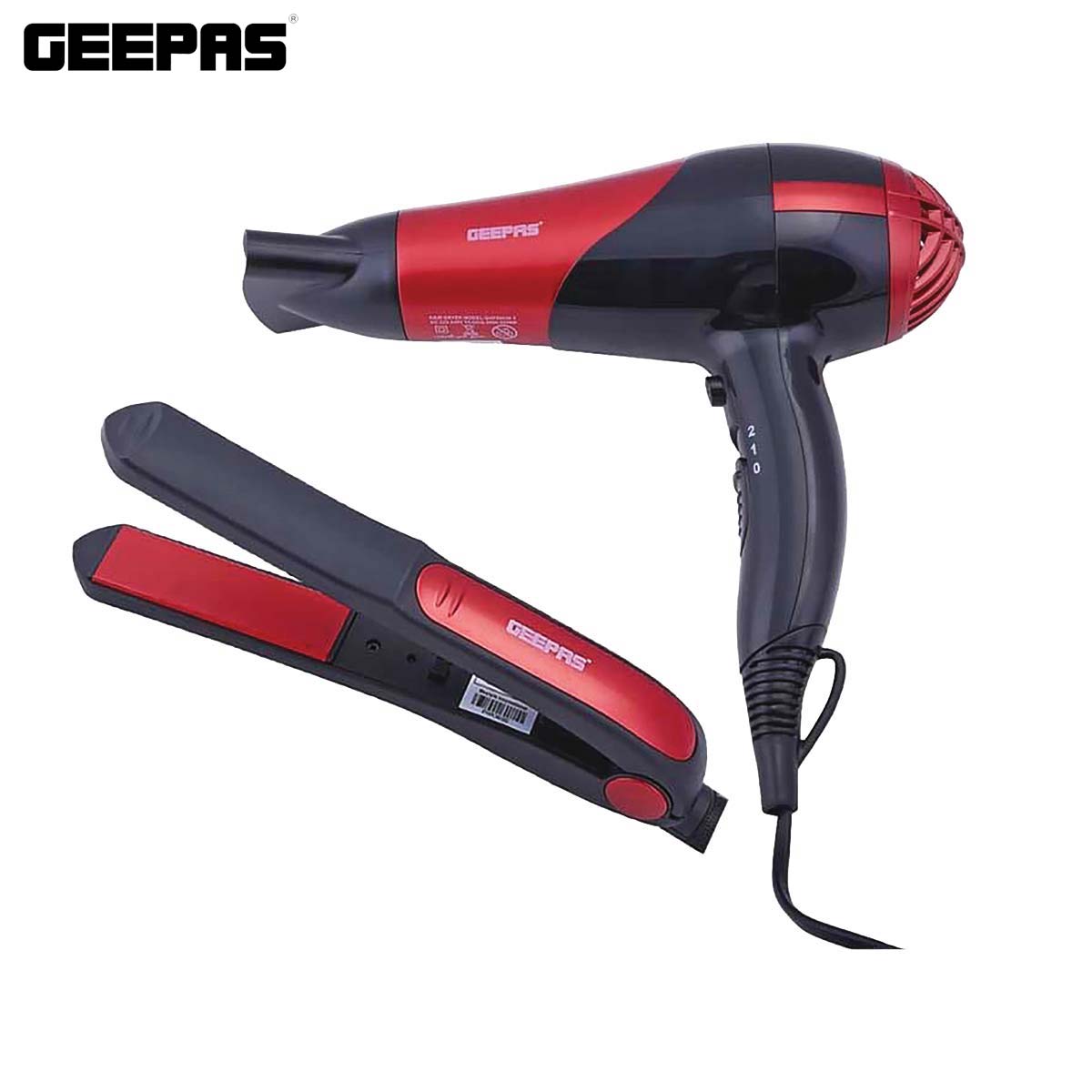 Geepas Hair Dryer & Straightener