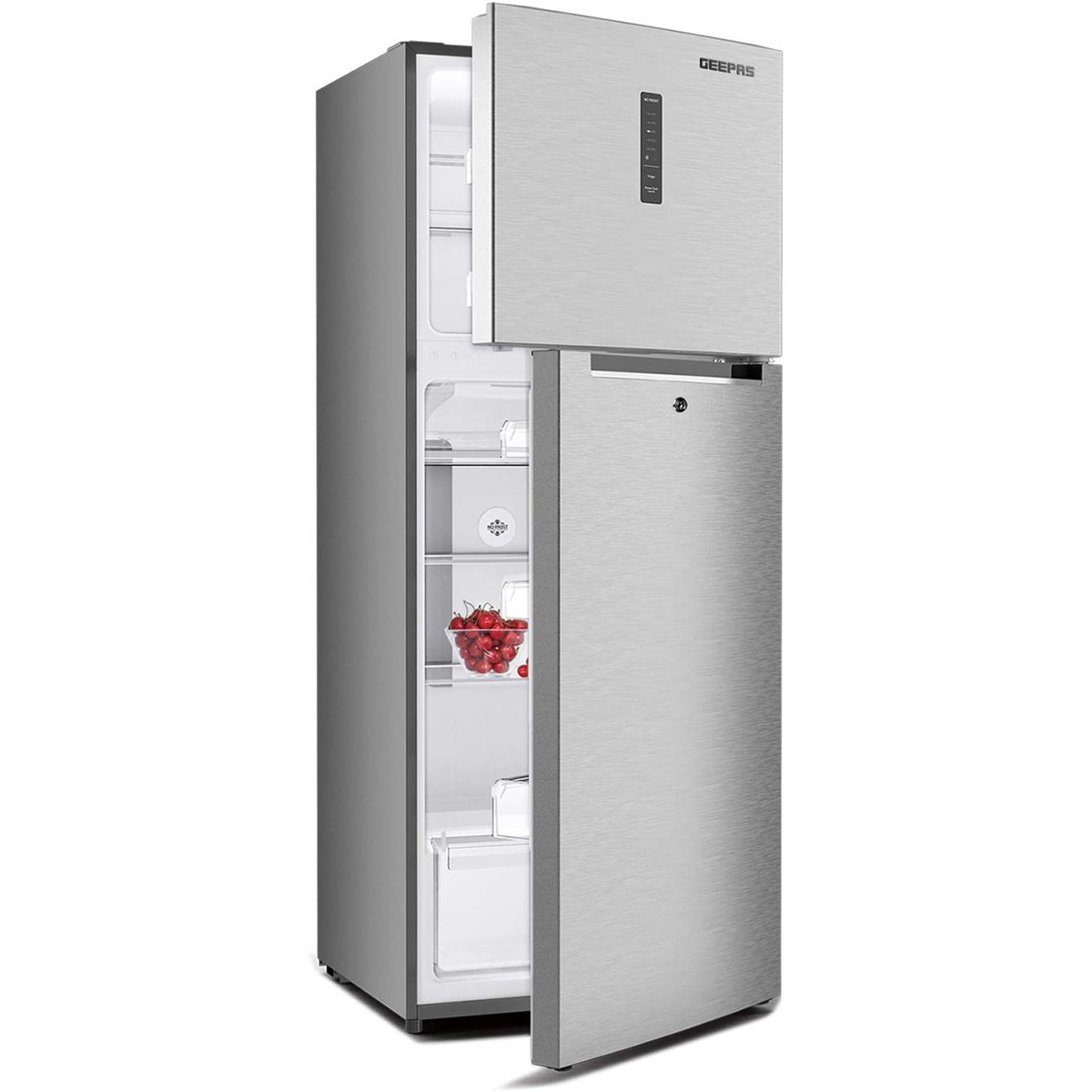 Geepas Double Door Refrigerator 500L