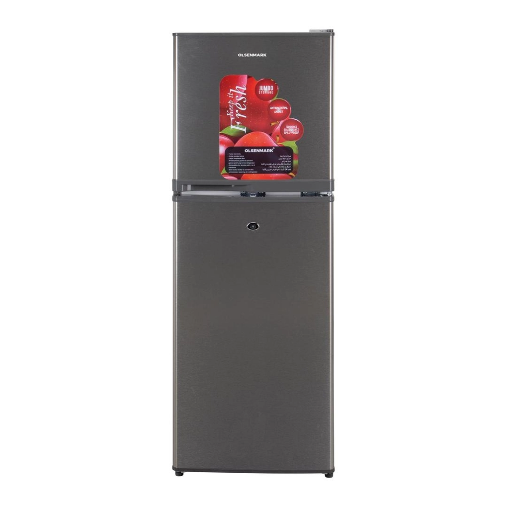 Olsenmark refrigerator double door 180L 