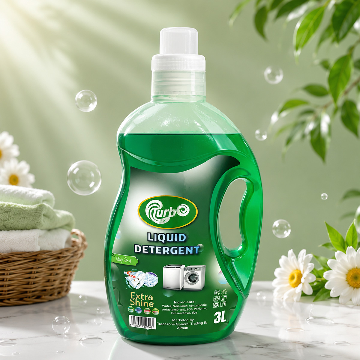 Turbo Detergent Liquid Brut 3L