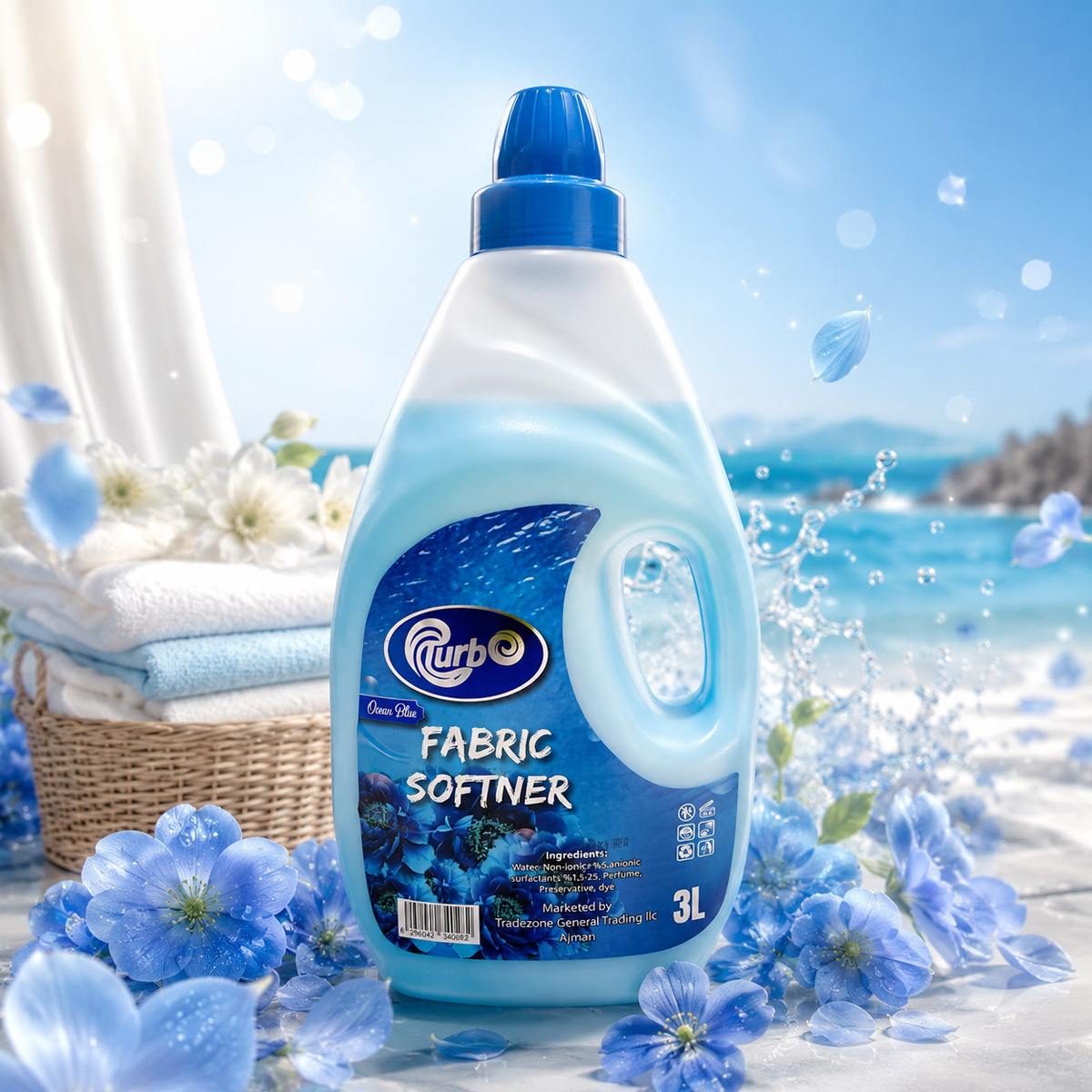 Turbo Fabric Softener Blue 3L