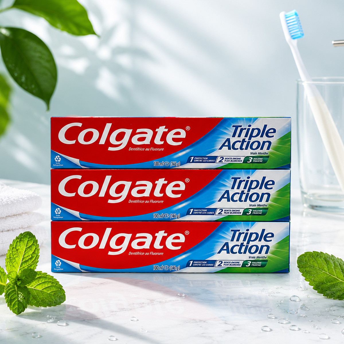 Colgate Triple Action 3 Pack