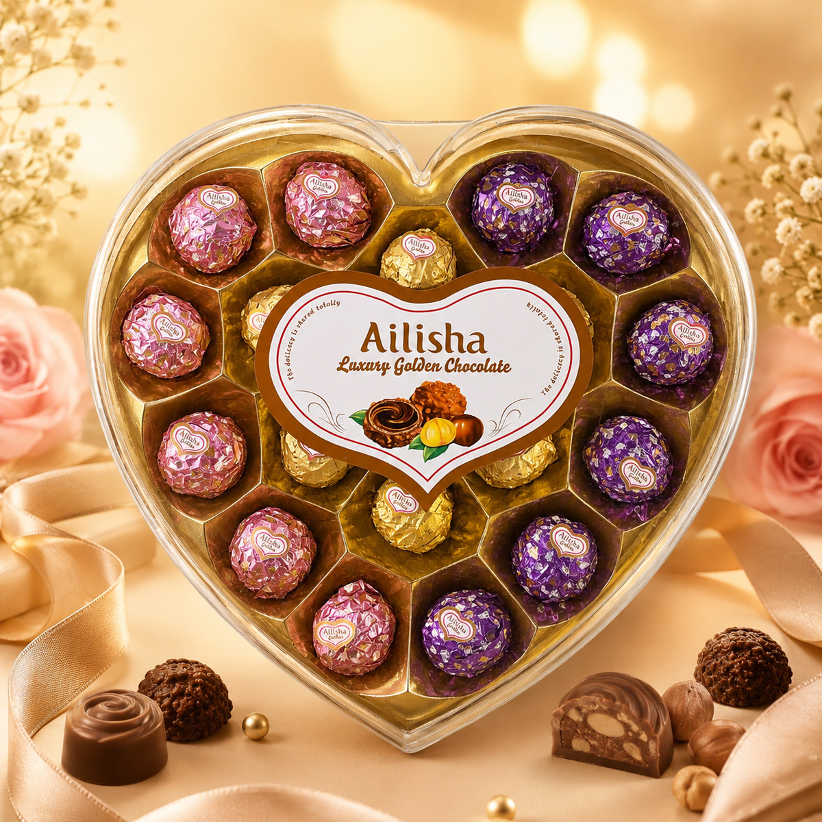 Heart Chocolate 225g