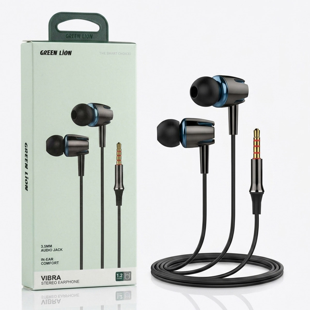 GL Vibra Stereo Earphone Black