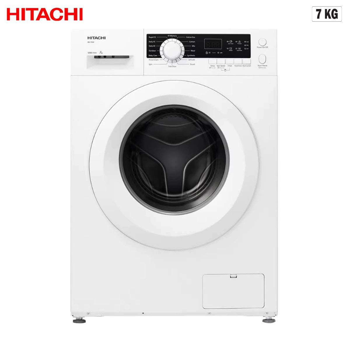 Hitachi Front Load Washing Machine 7kg
