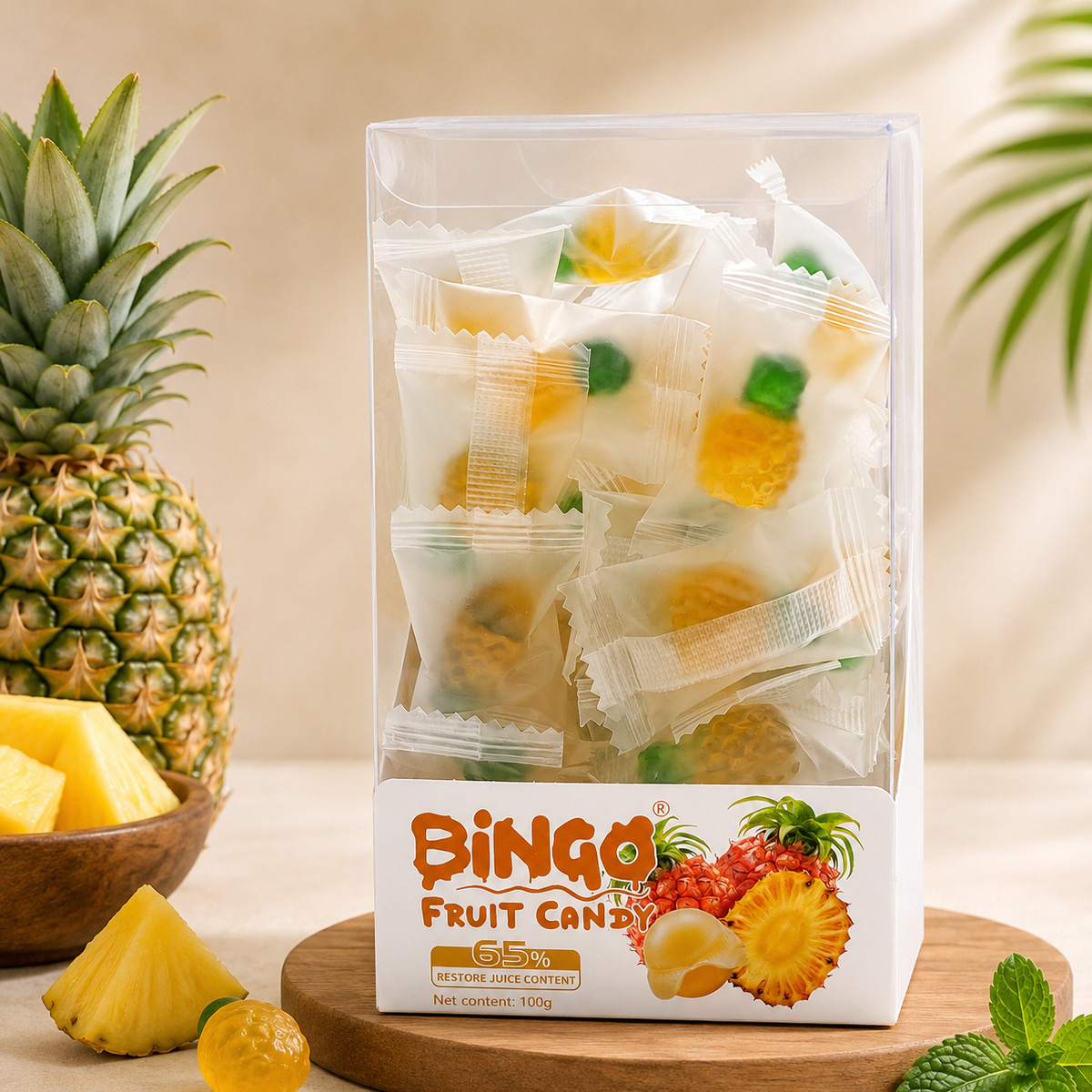 Bingo Coconut Fruit Candy 100g
