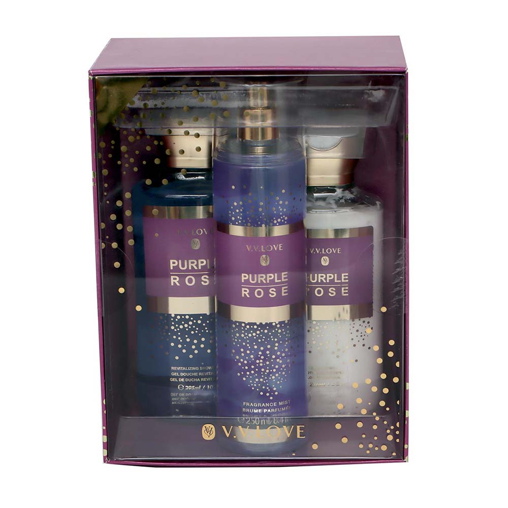 مجموعة هدايا VV Love Purple Rose