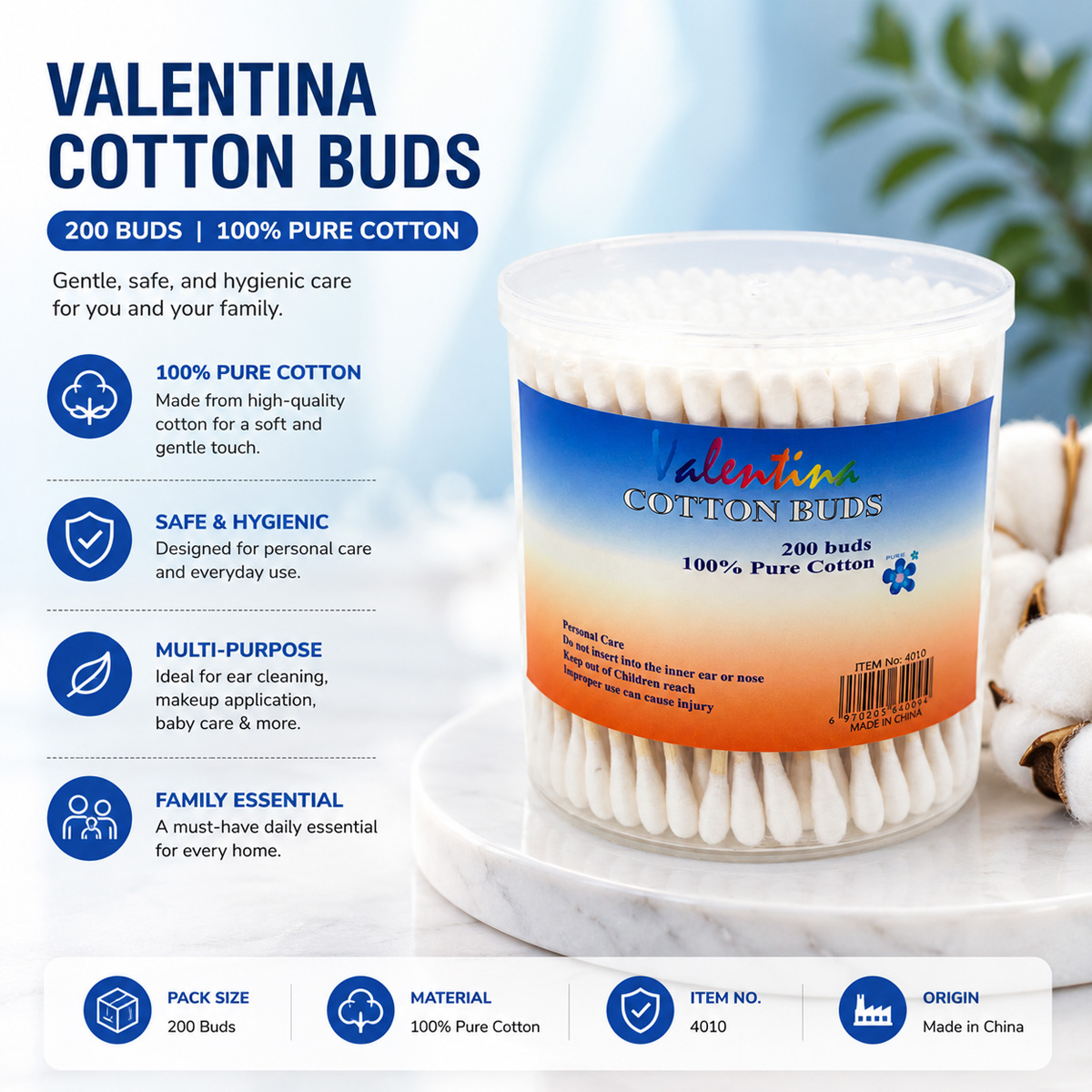Cotton Buds 200pcs