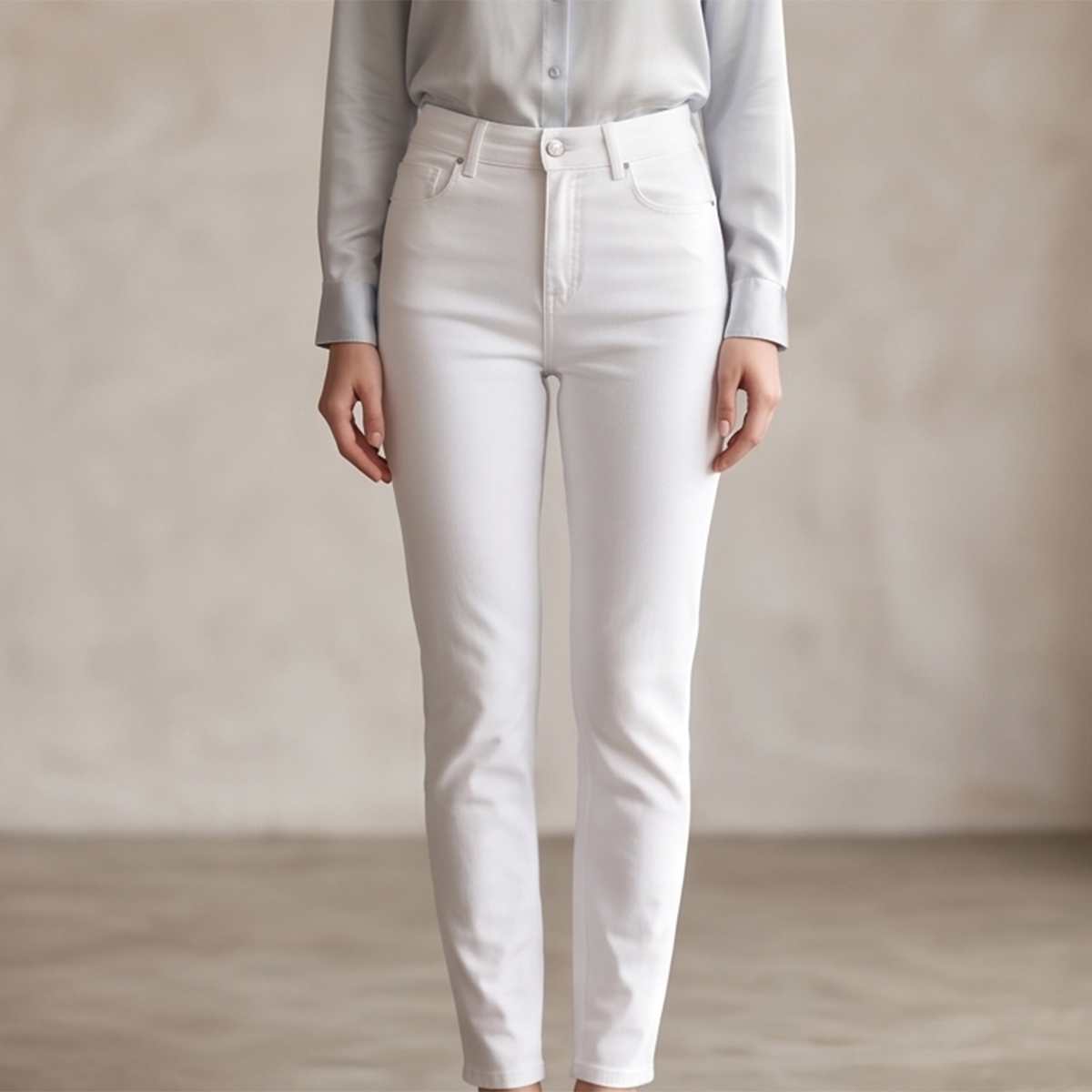 Ladies Straight Jeans