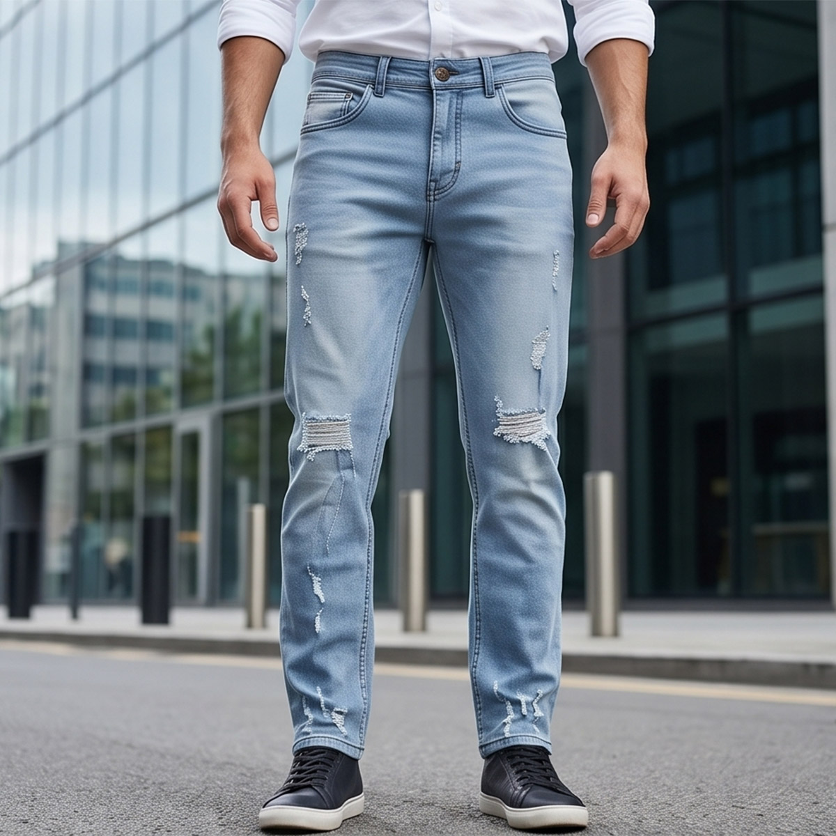 Men Cut Fit Jeans
