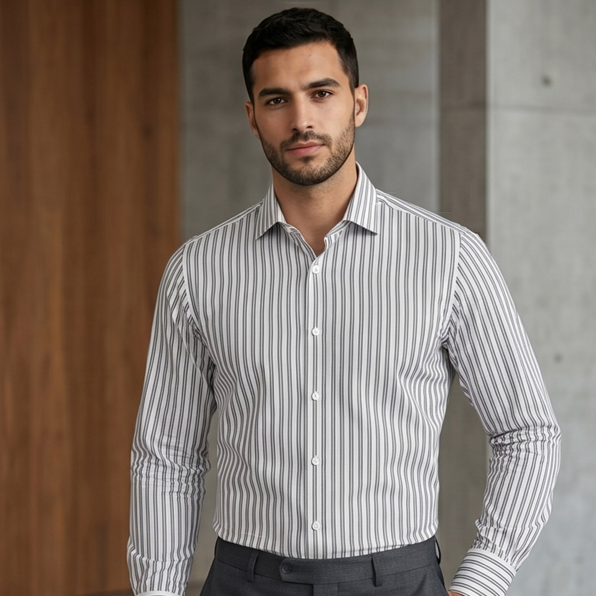 Men Printed Formal Shirt