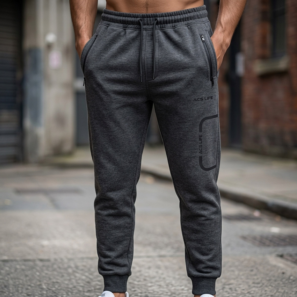 Men Track Pant with Elastic