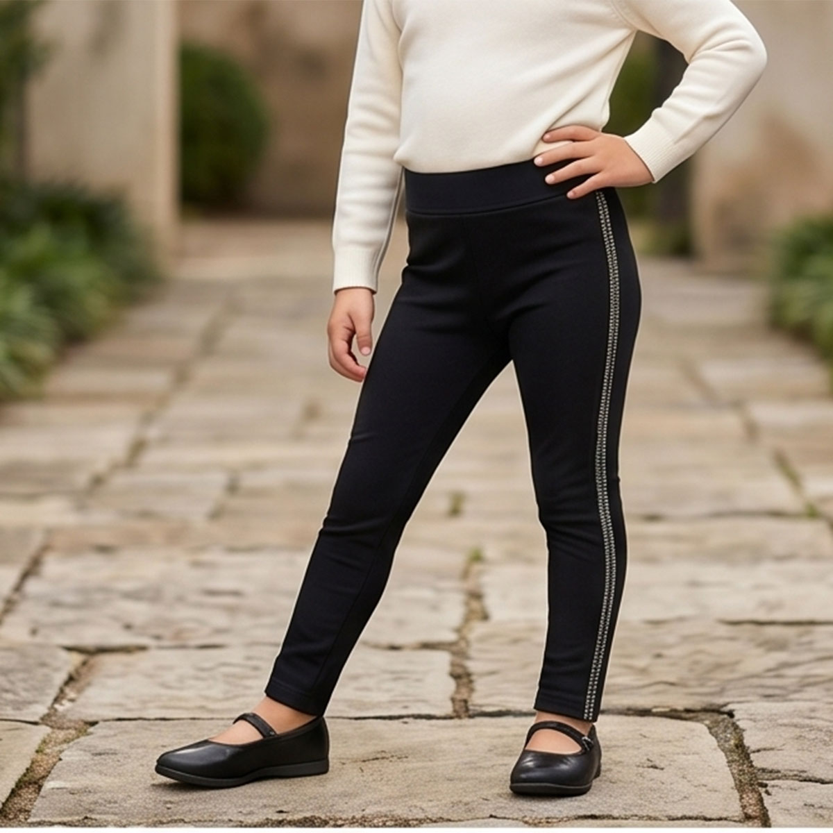 Girls Plain Tights