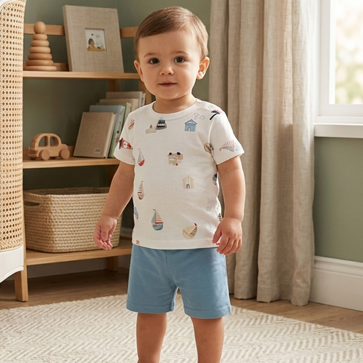 Baby Boys Printed Pyjama