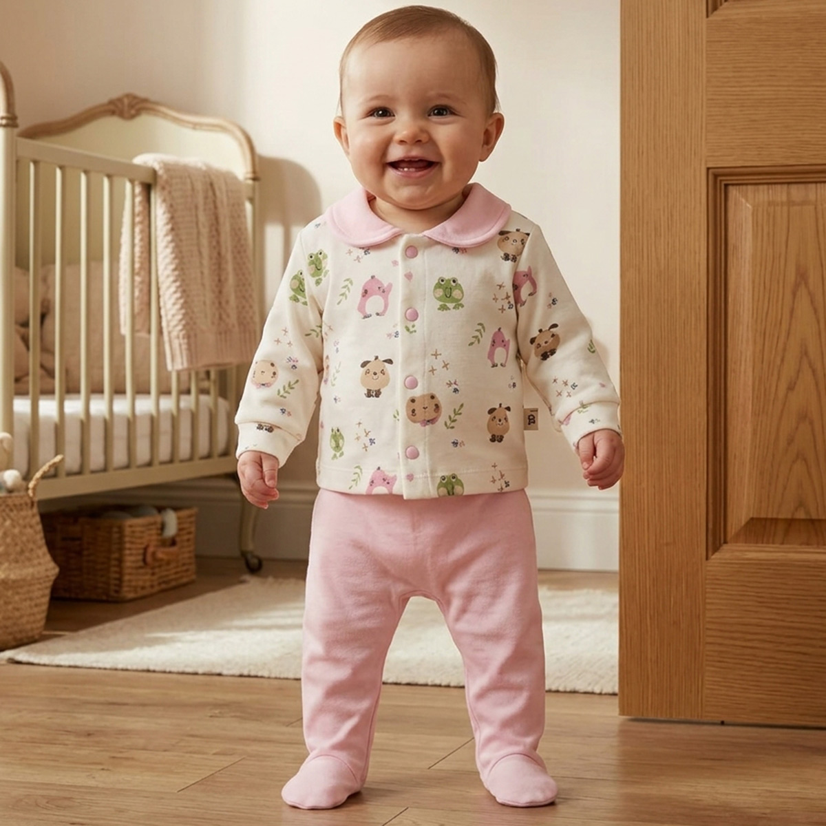 Baby Girls Romper Set