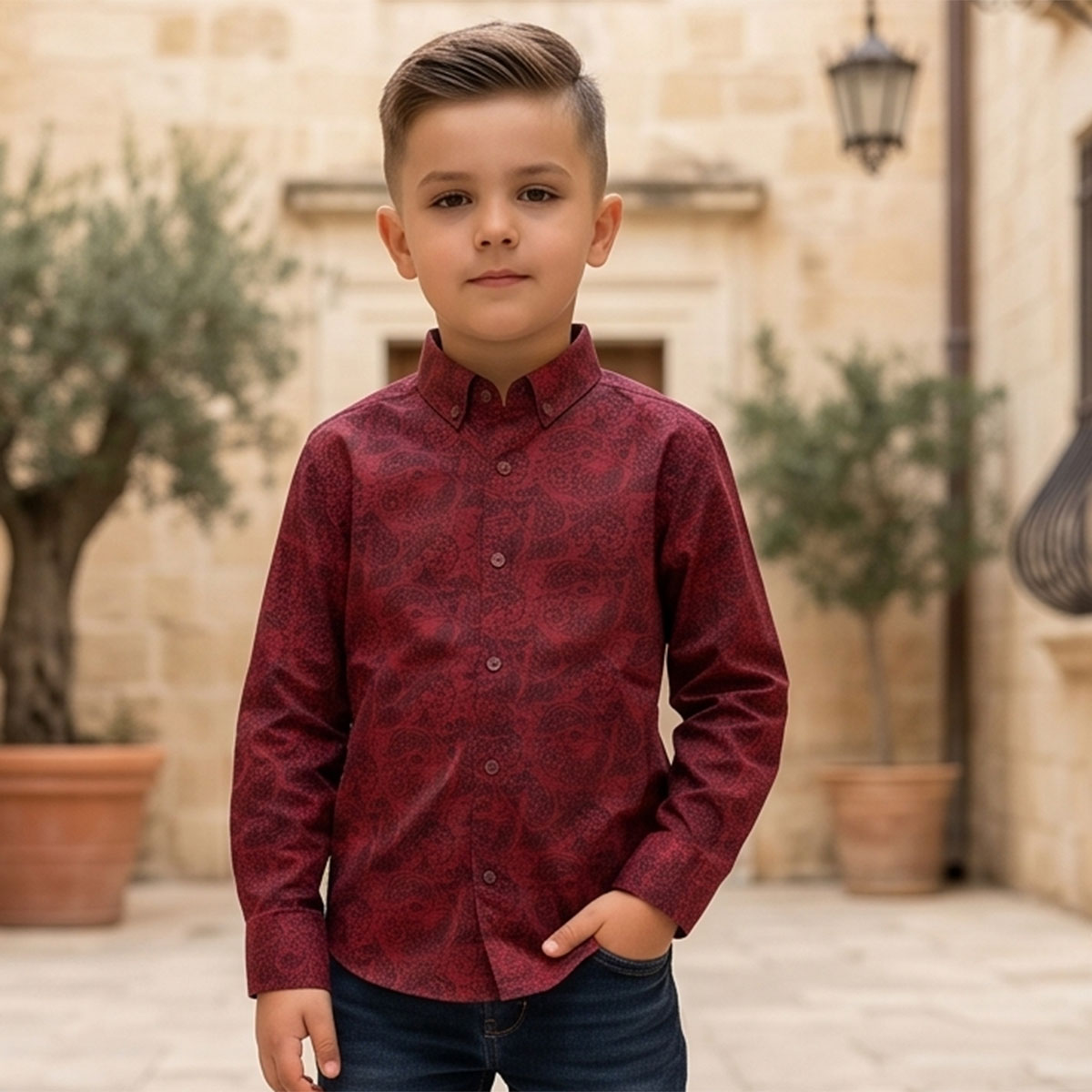 Boys Formal Shirt Long Sleeve