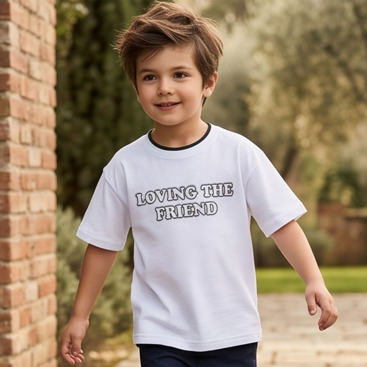 Boys T-Shirt Round Neck Short Sleeve