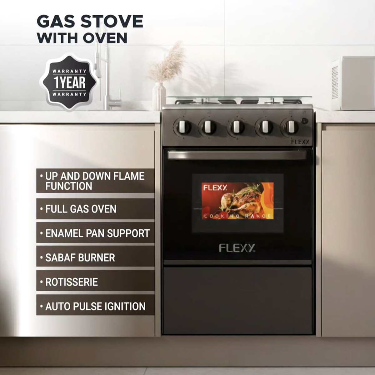 Flexy Cooking Range 50x50