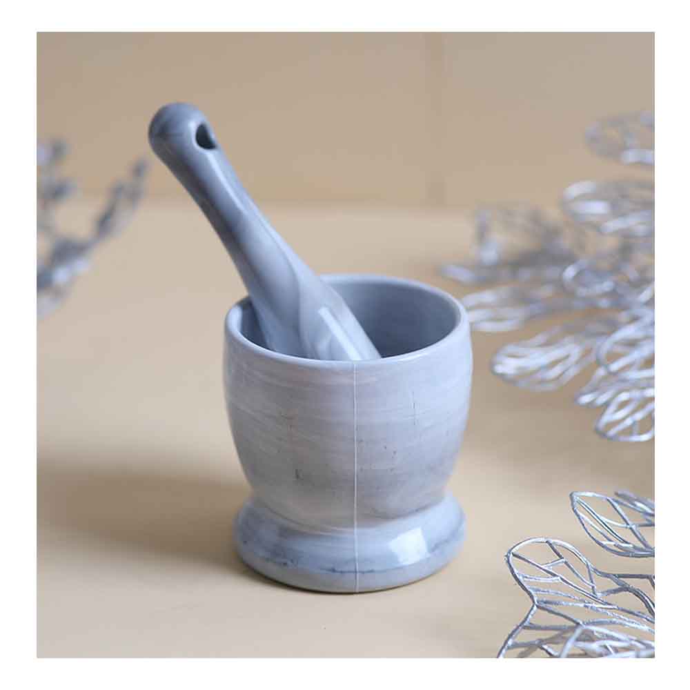 Opaque Mortar & Pestle Assorted Colors
