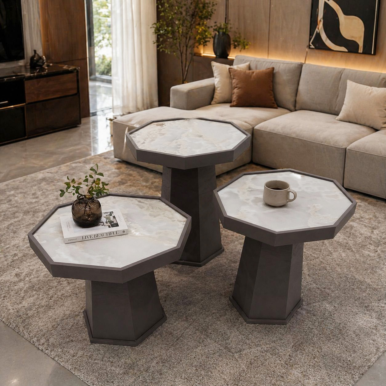 Nesting Table Set 3 Piece