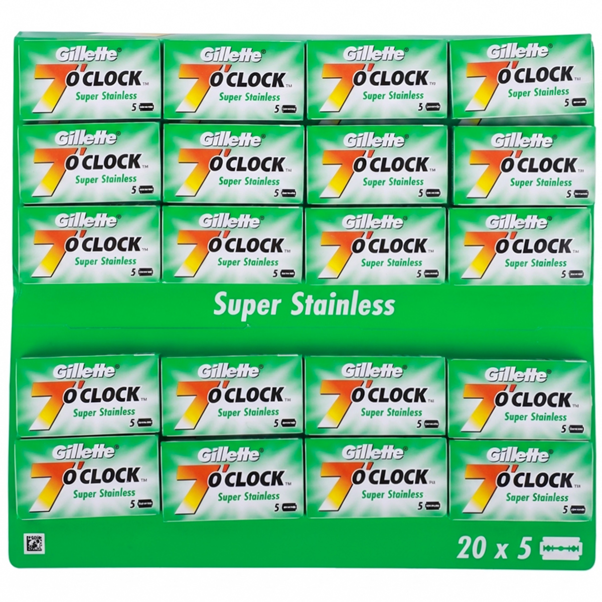 7 O'Clock Razor Blades 5 Piece