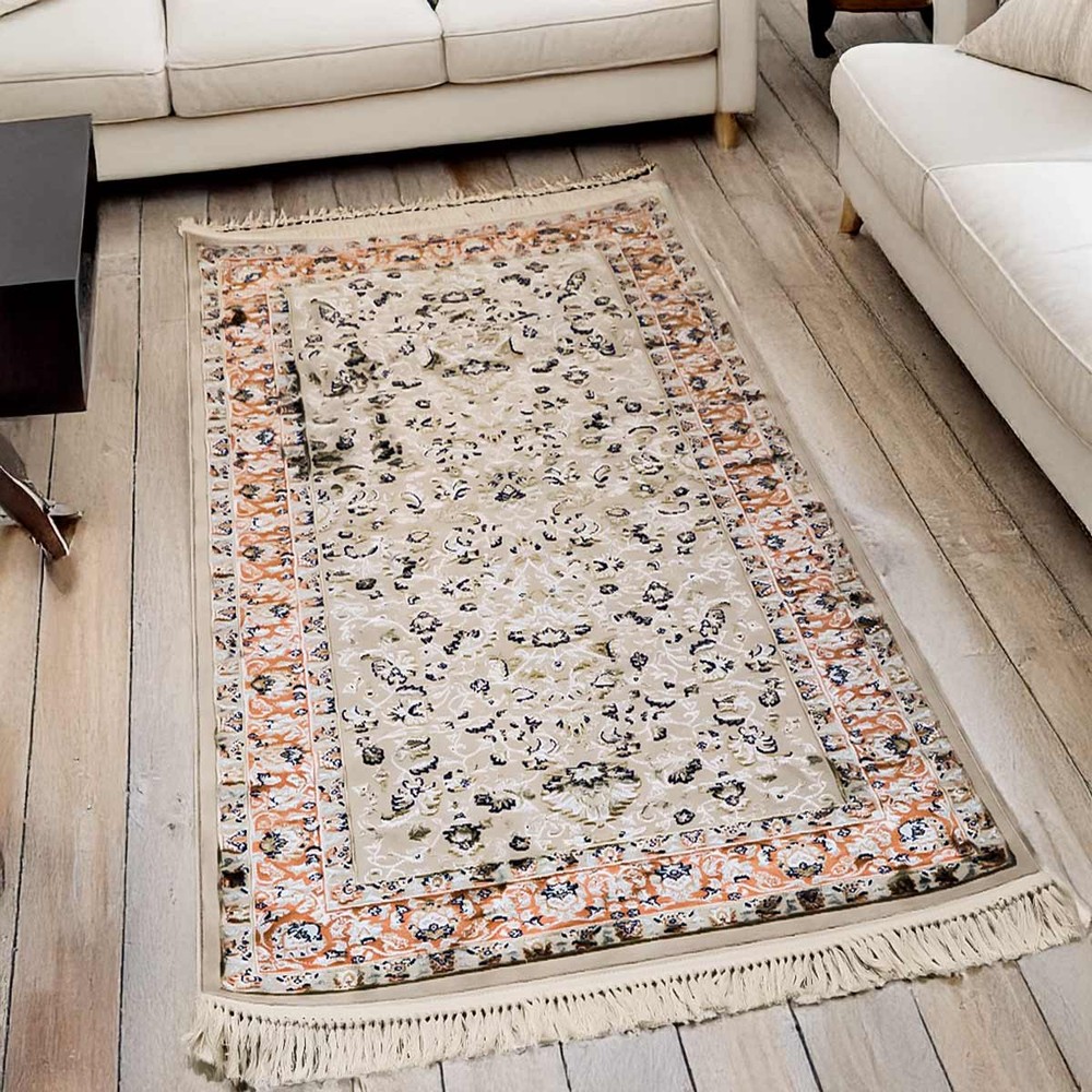 Kashan A047B Cream/Ter Carpet 160x230cm