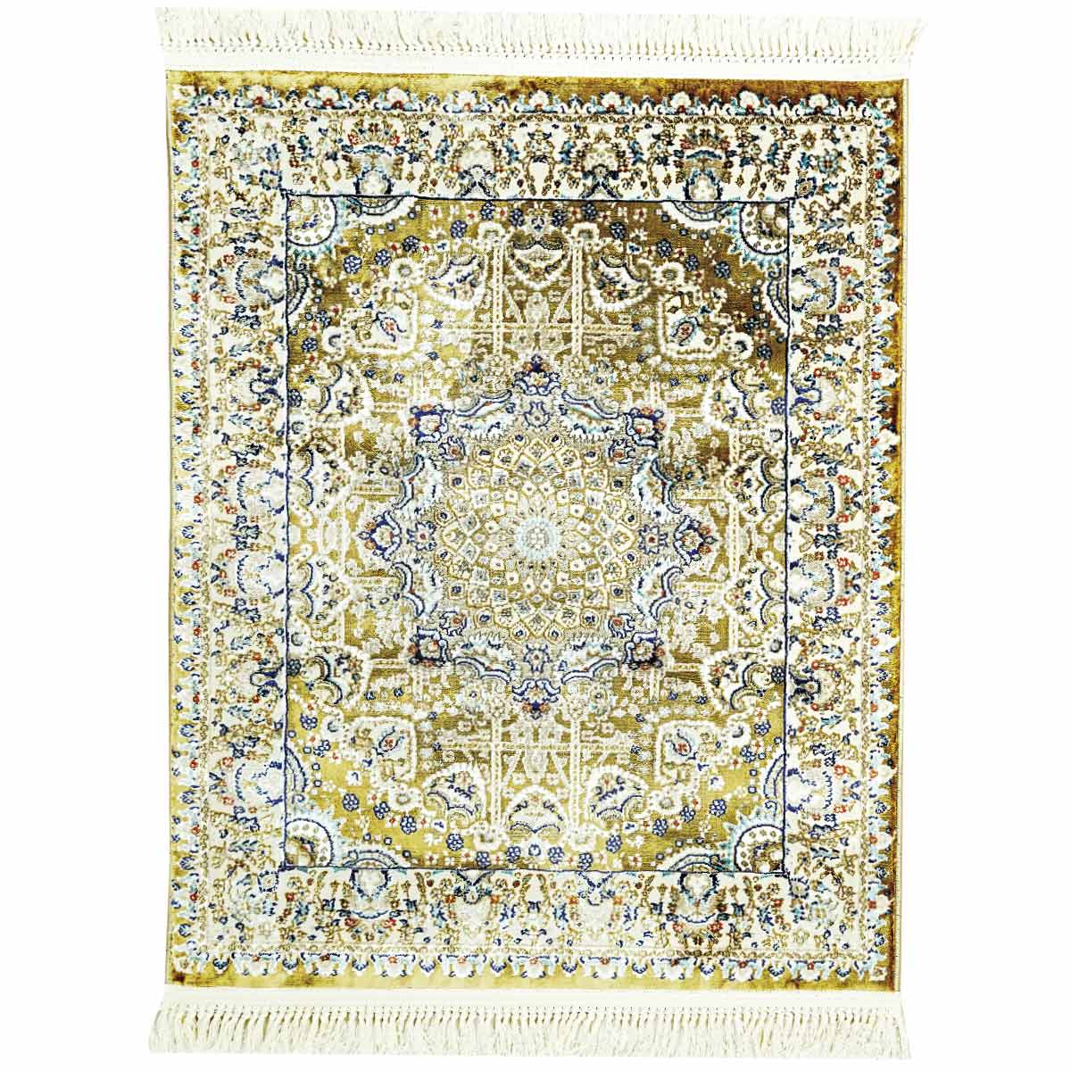 Kashan Rug Yellow Cream 200x300