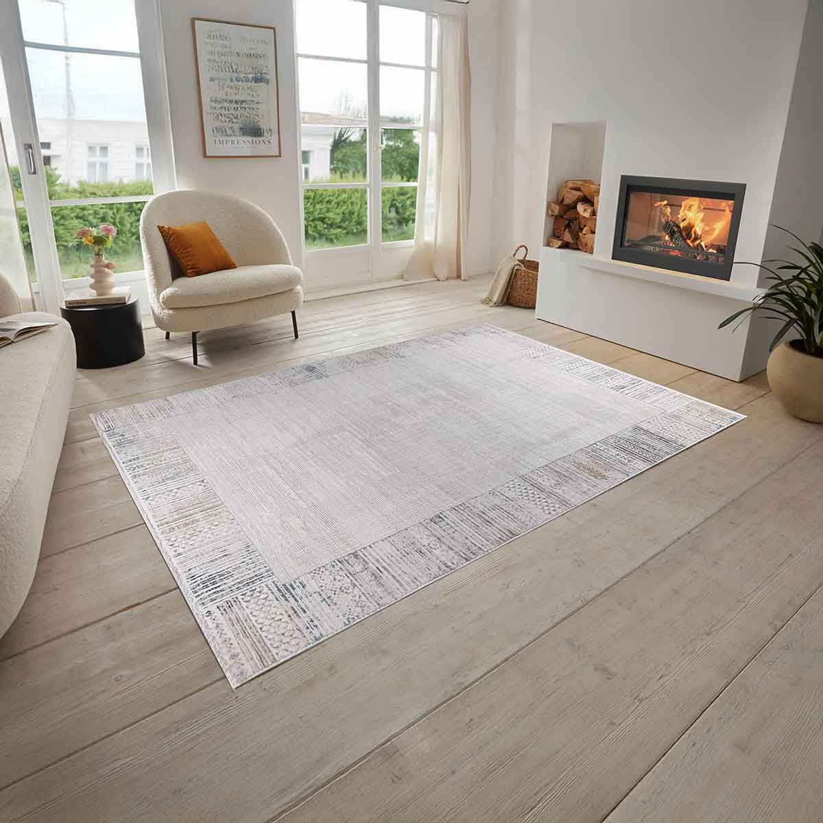 Bash 9309B White/Cream Carpet 160x230cm