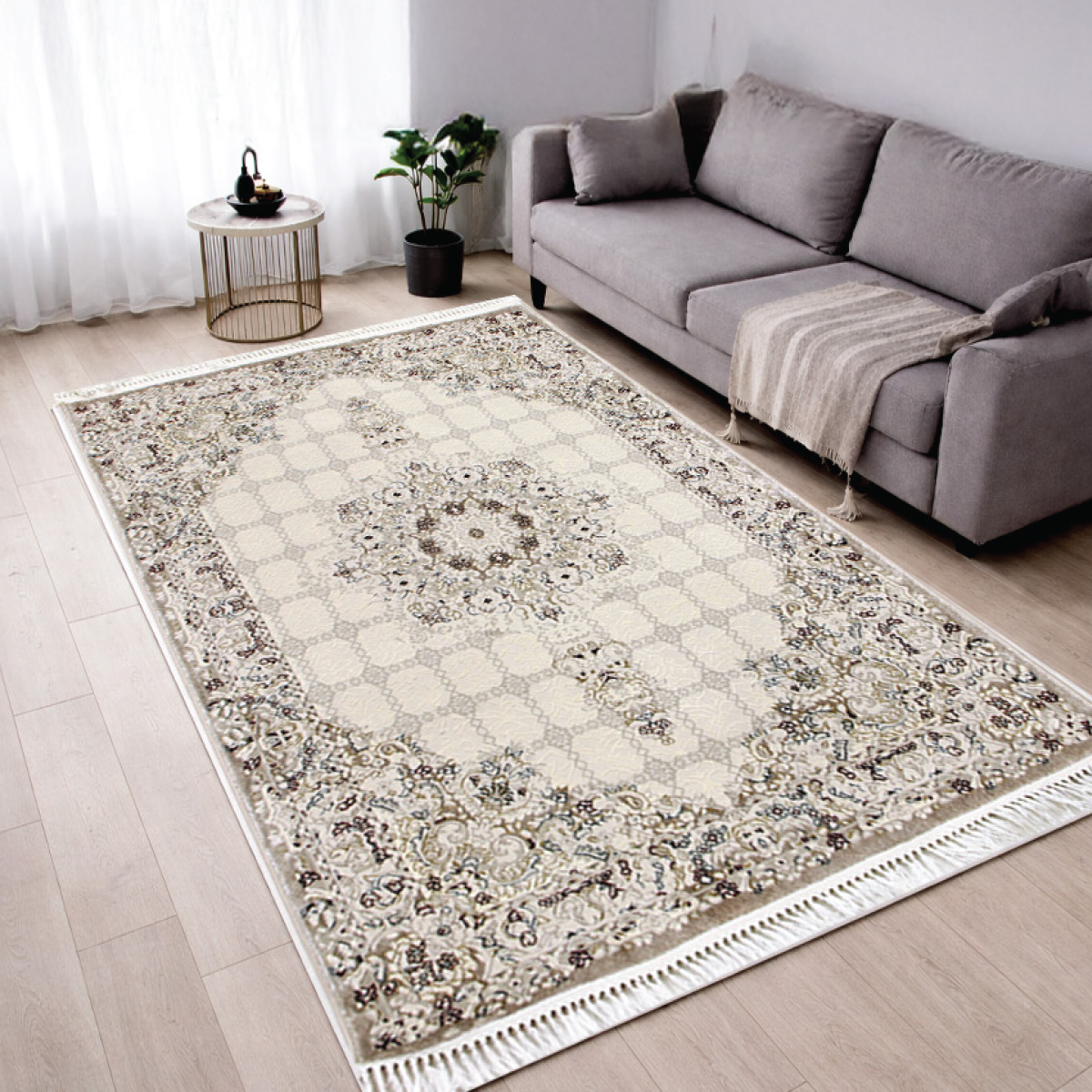 Pasin Rug Cream Beige 200x300