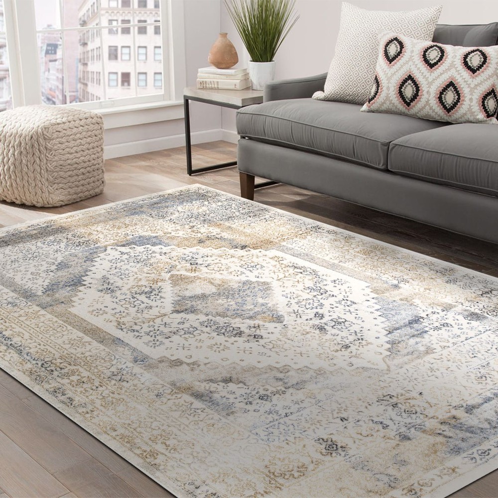 Trento C596A Grey/Grey Carpet 300x400cm