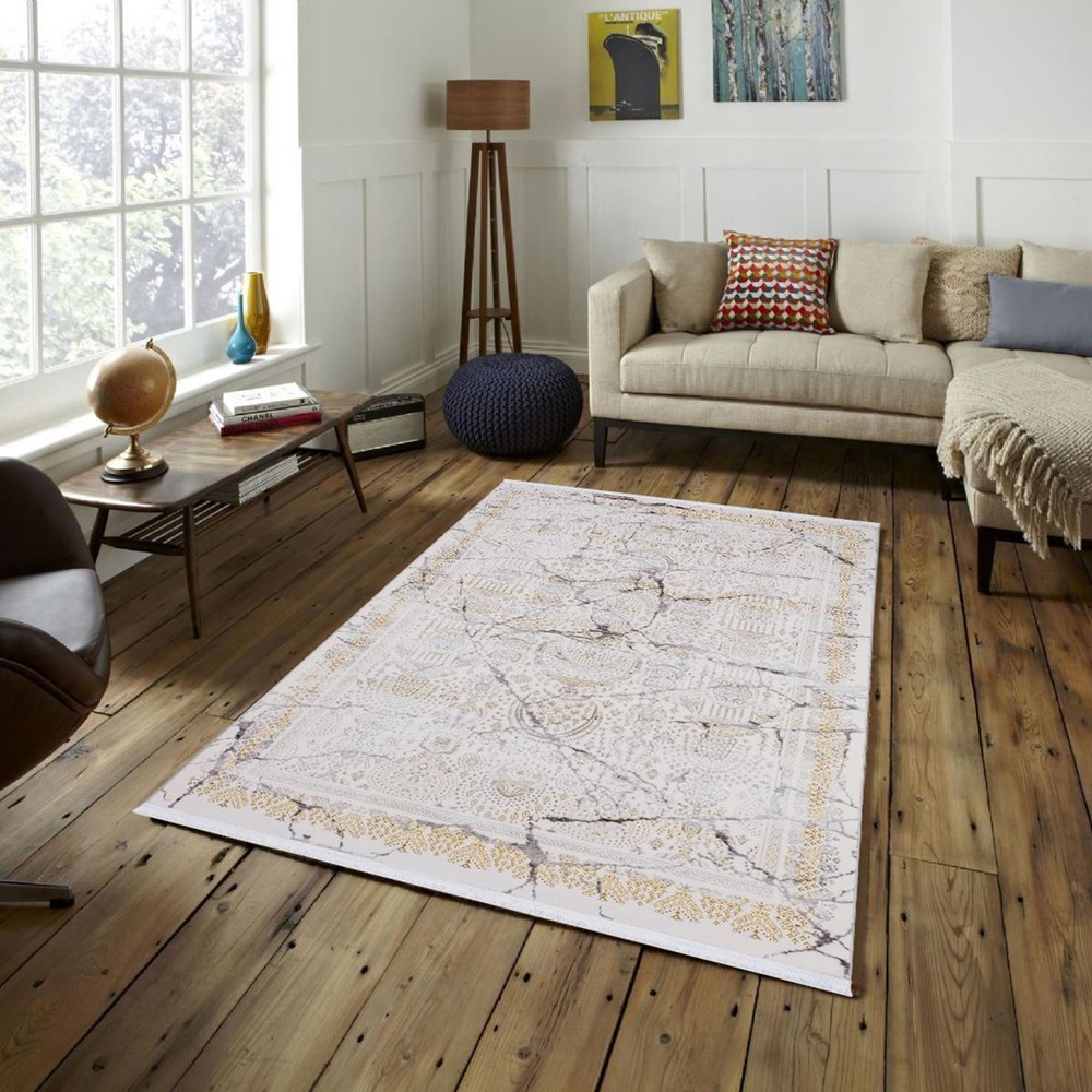 Sihir A029B White/Beige Carpet 60x90cm