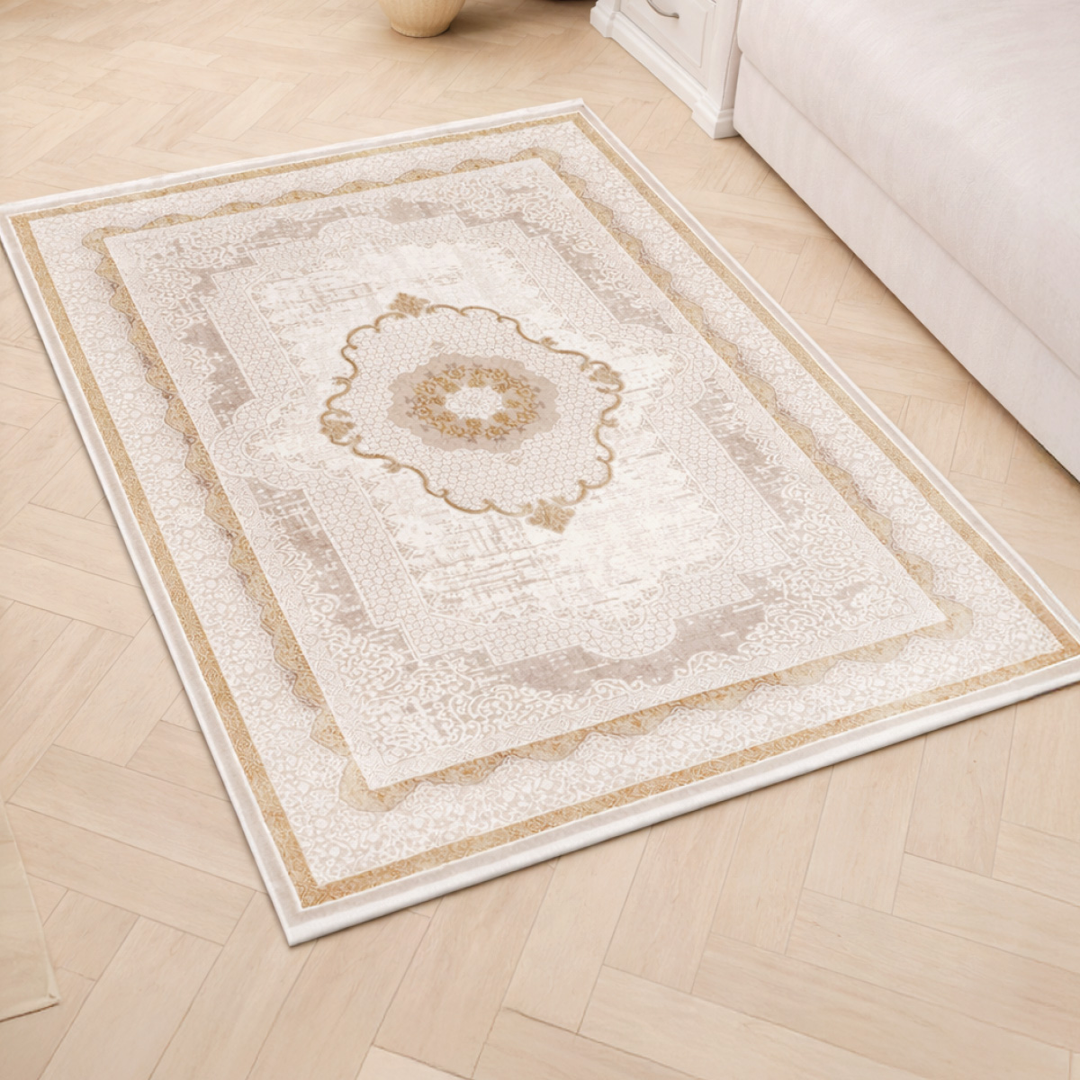 Galeria Rug Brown Gold 200x300