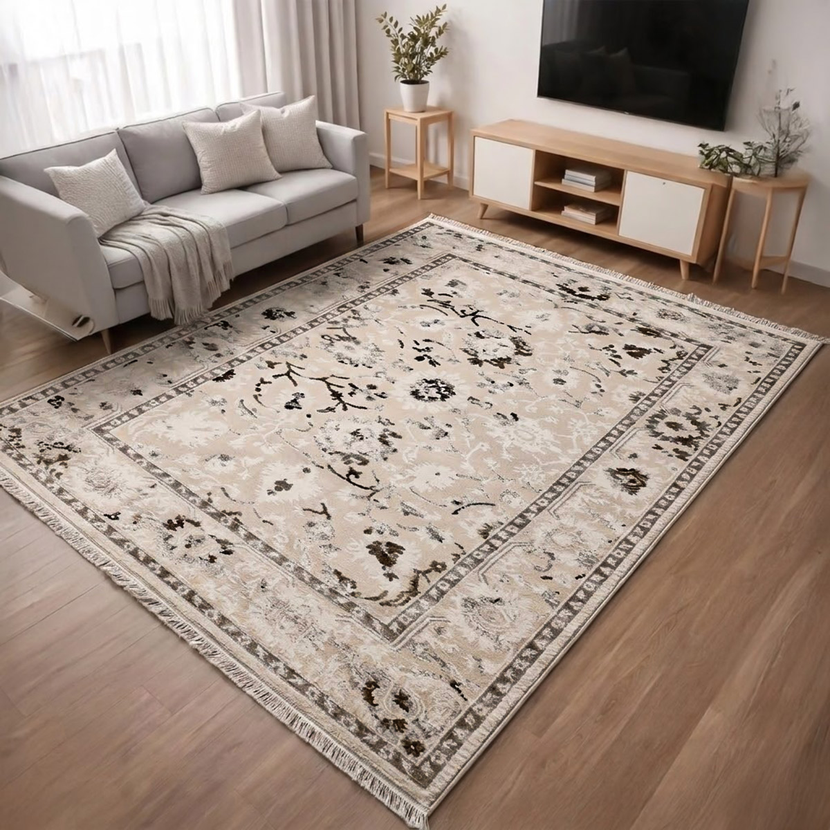 Sedefkar Cream Carpet 120x180cm