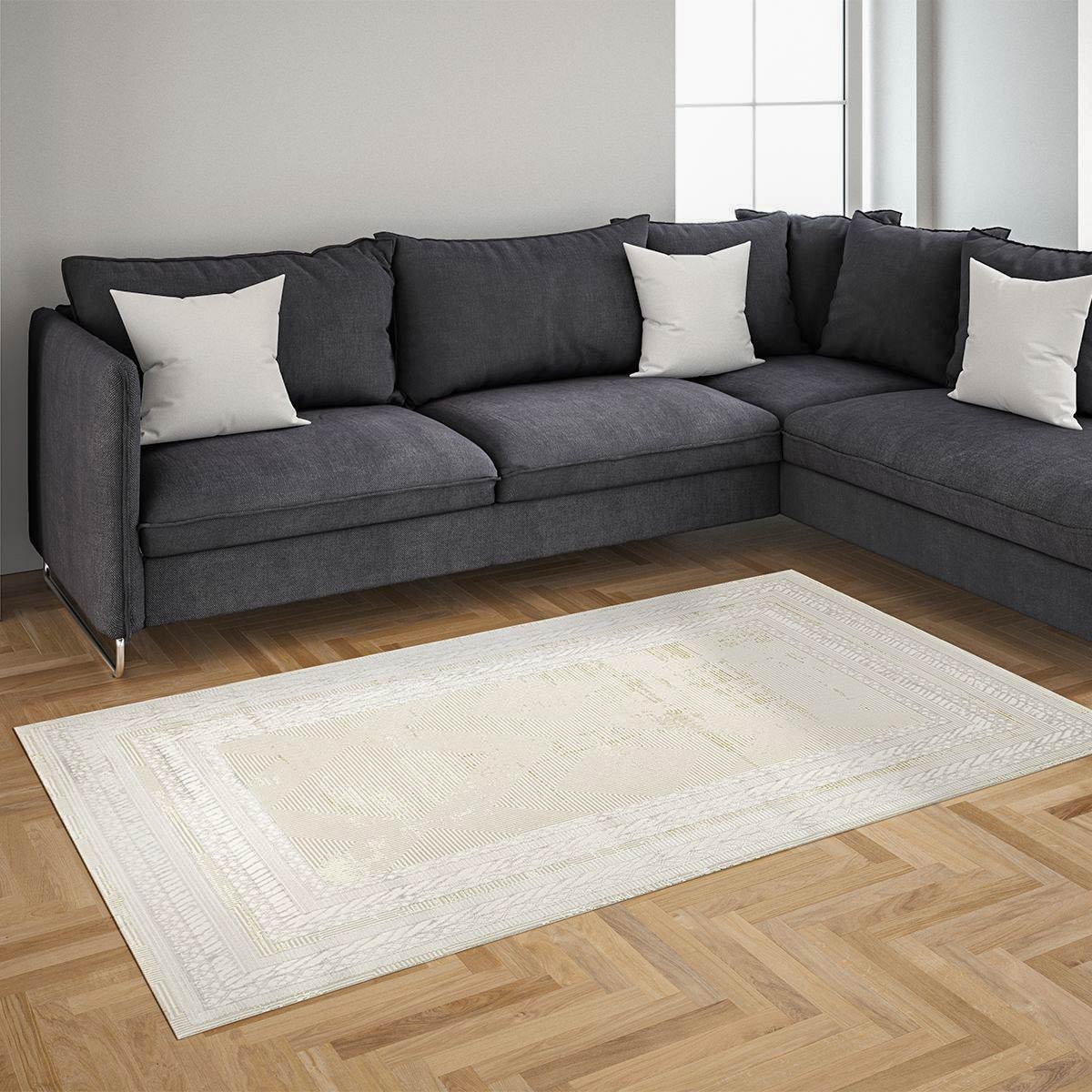 Allora F358A Cream/Cream Carpet 80x150cm