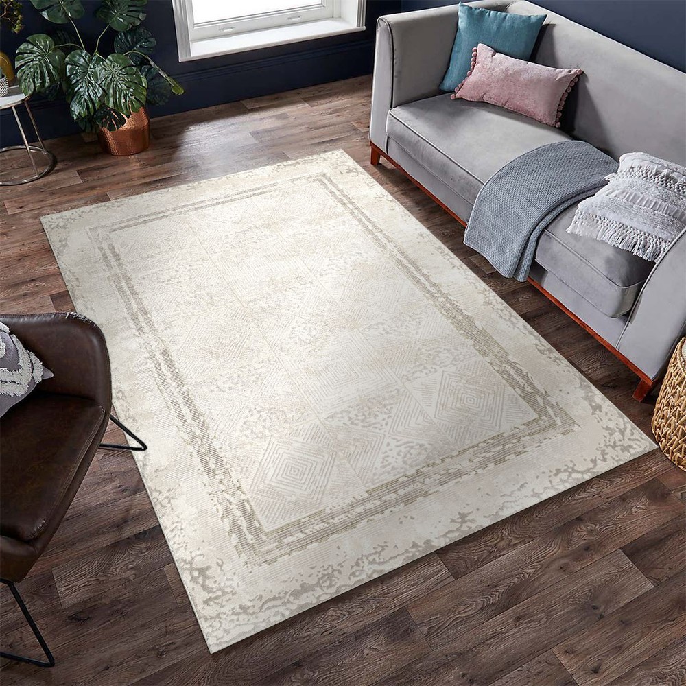 Allora F493A Cream/Cream Carpet 80x120cm