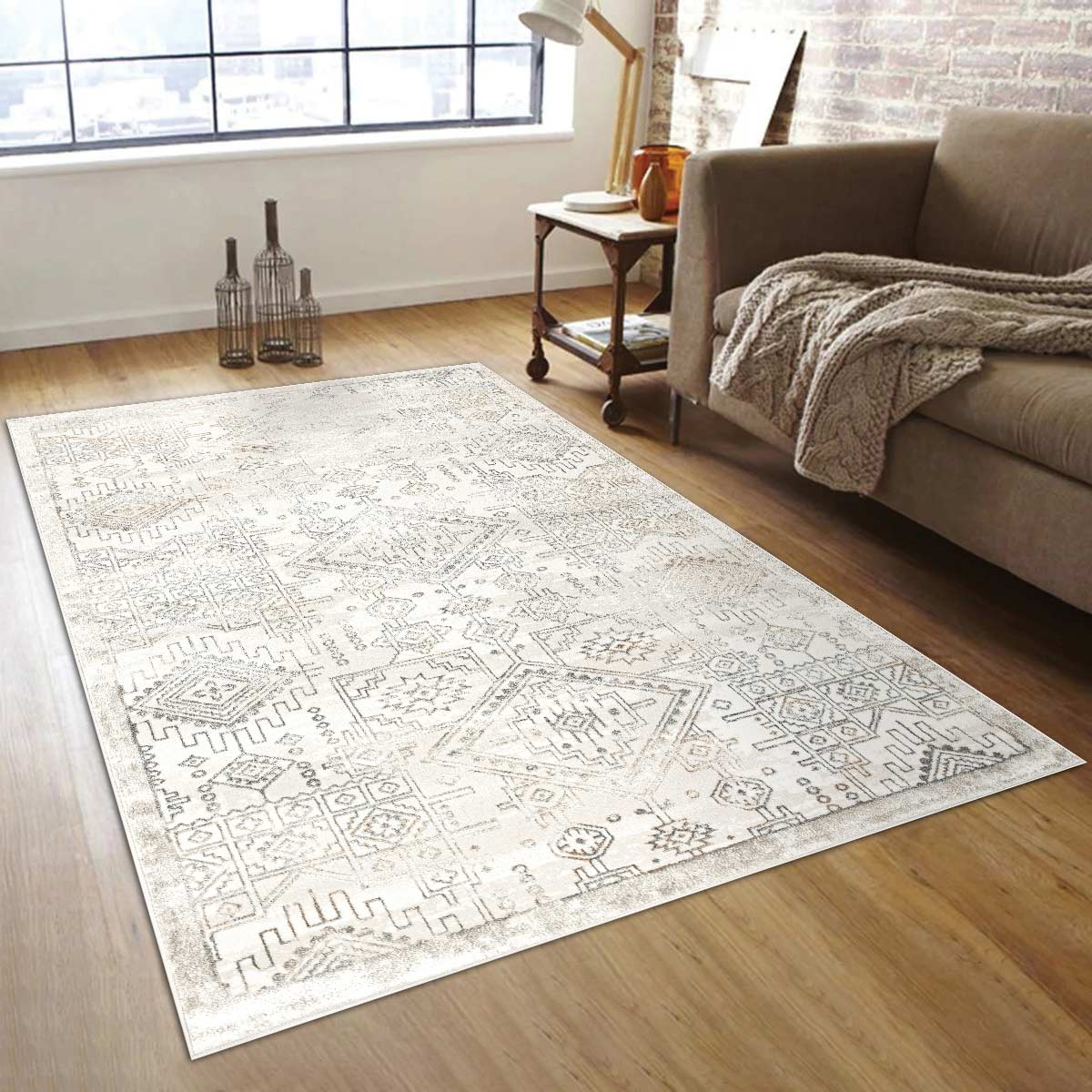 Athena C0191A Beige Carpet 120x120cm