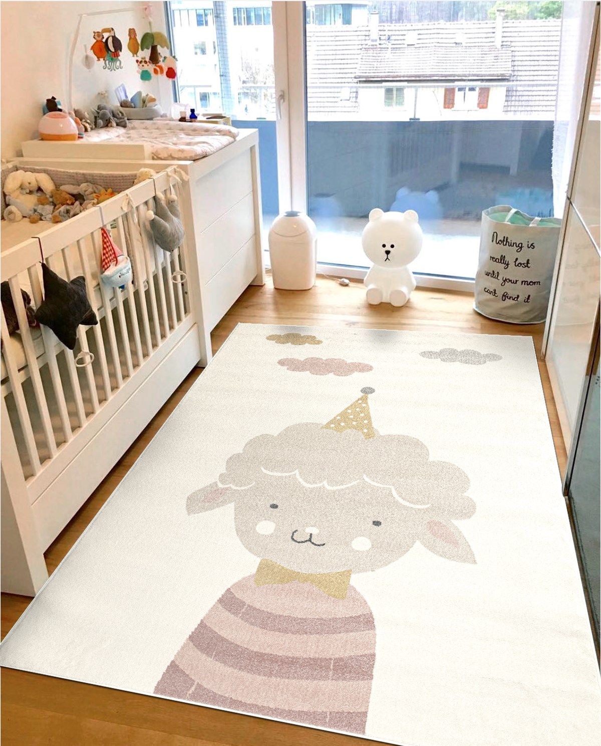 Milano B9419A White/Cream Carpet 60x90cm