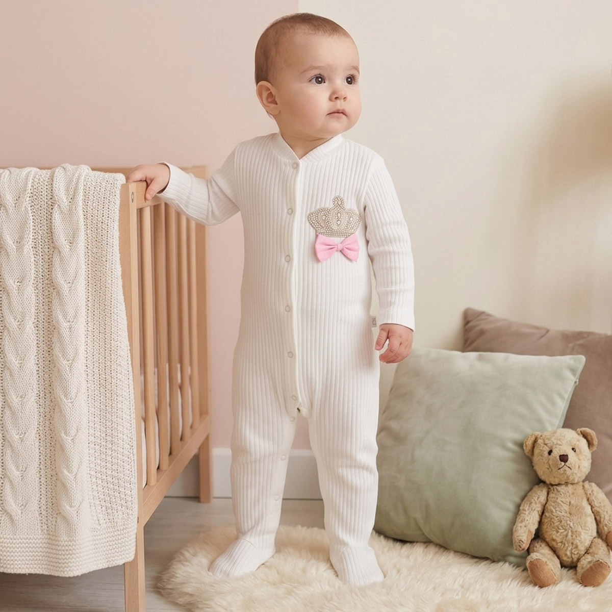 Baby Girls Romper Set