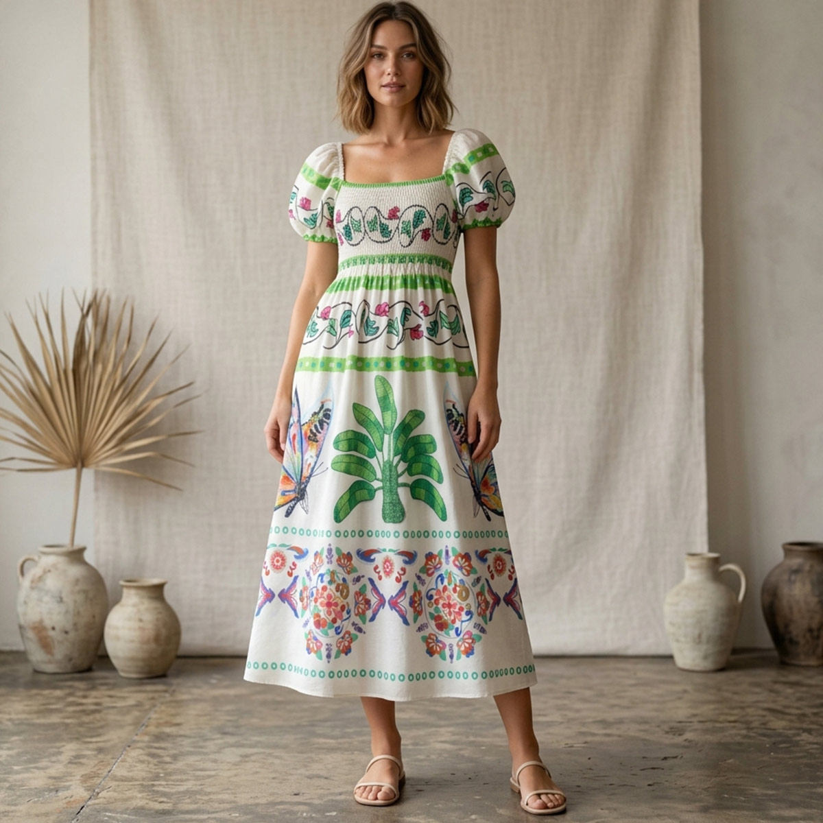 Ladies Short Sleeve Dress