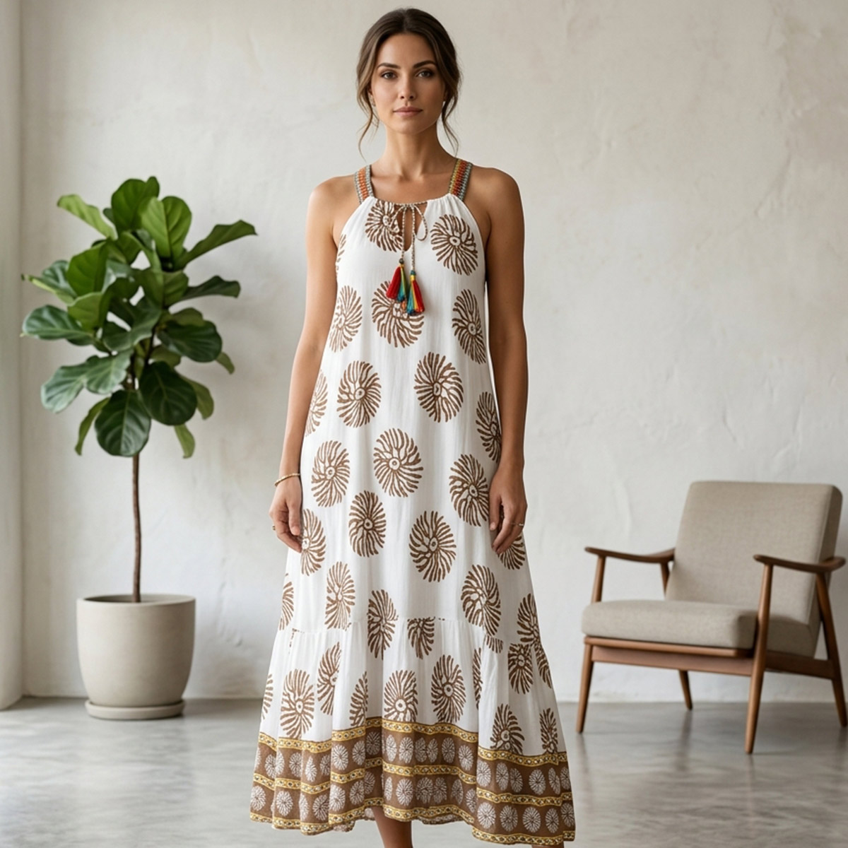 Ladies Sleeveless Dress