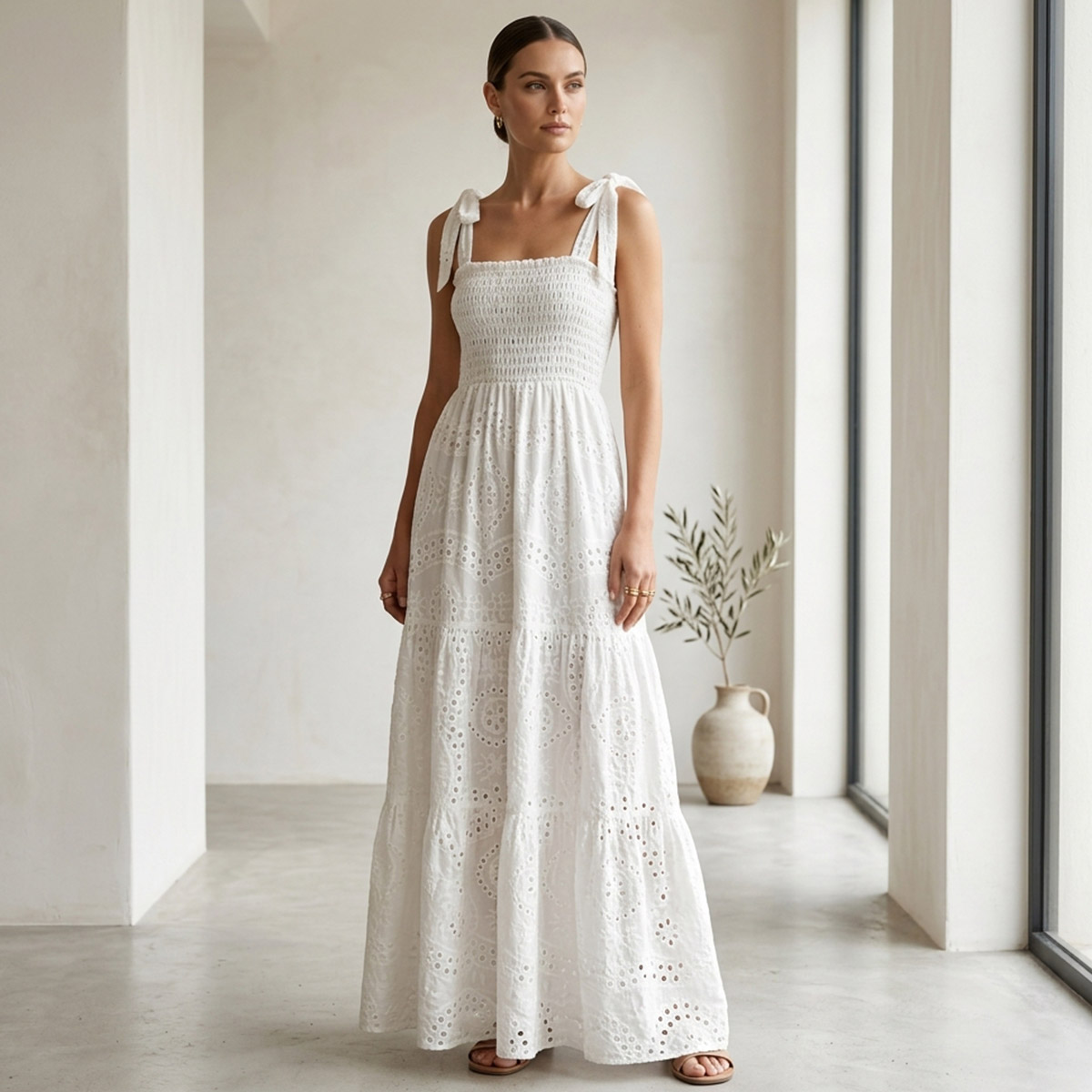 Ladies Casual Long Sleeveless Dress